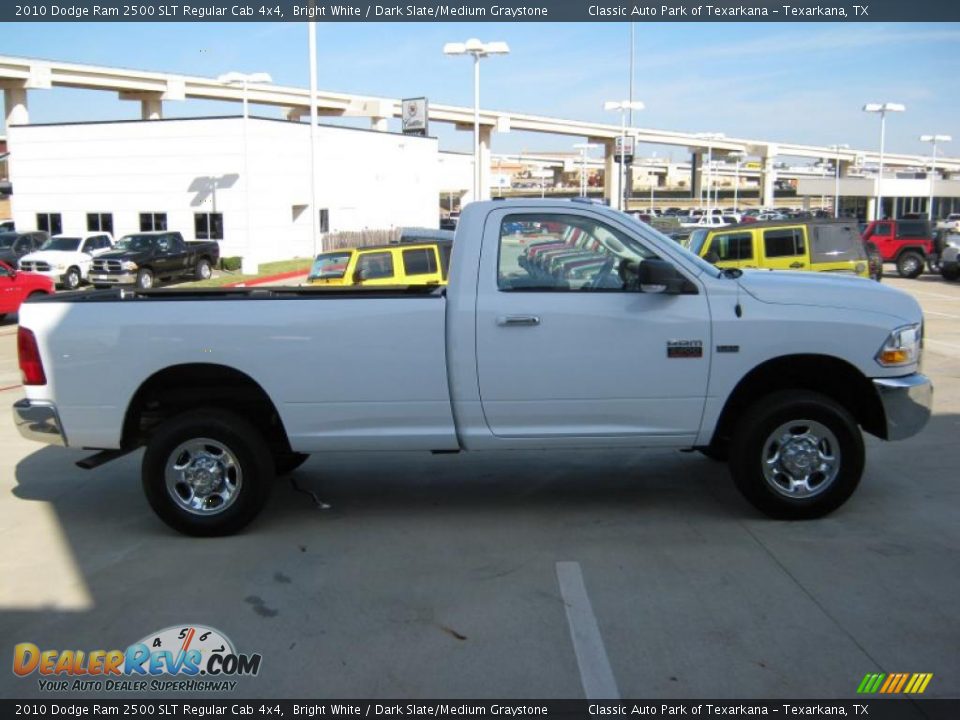 2010 Dodge Ram 2500 SLT Regular Cab 4x4 Bright White / Dark Slate/Medium Graystone Photo #6