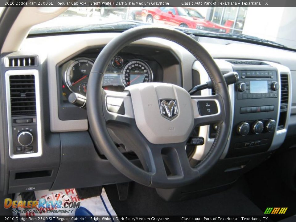 2010 Dodge Ram 2500 SLT Regular Cab 4x4 Steering Wheel Photo #10