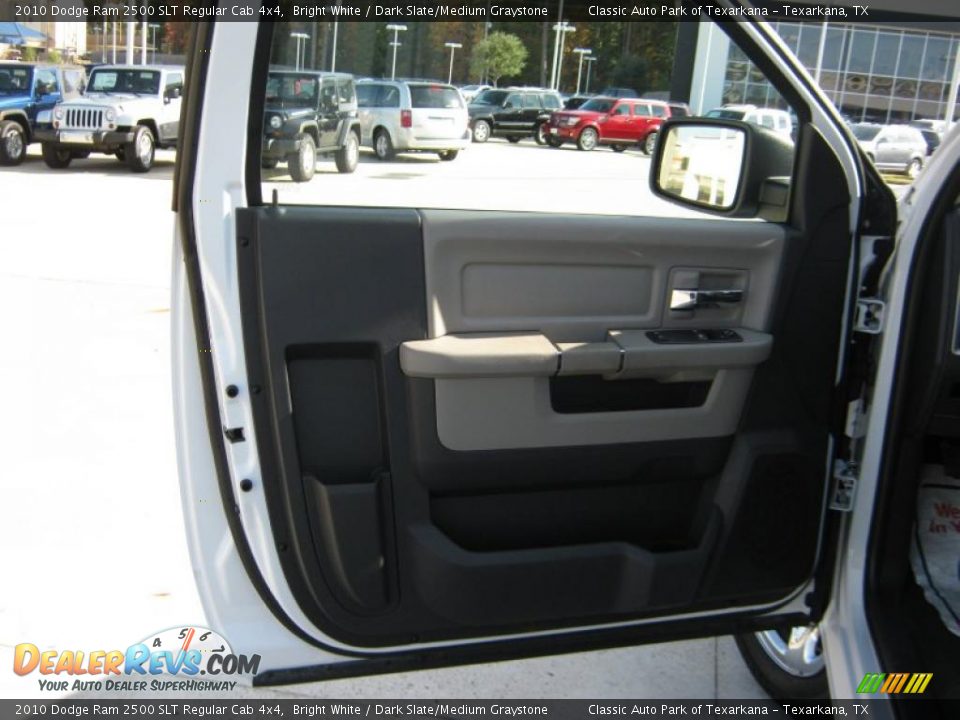 2010 Dodge Ram 2500 SLT Regular Cab 4x4 Bright White / Dark Slate/Medium Graystone Photo #15