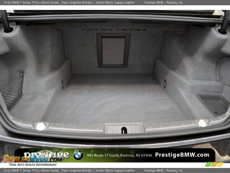 2010 BMW 7 Series 750Li xDrive Sedan Dark Graphite Metallic / Oyster/Black Nappa Leather Photo #5