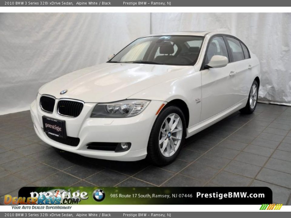 2010 BMW 3 Series 328i xDrive Sedan Alpine White / Black Photo #1