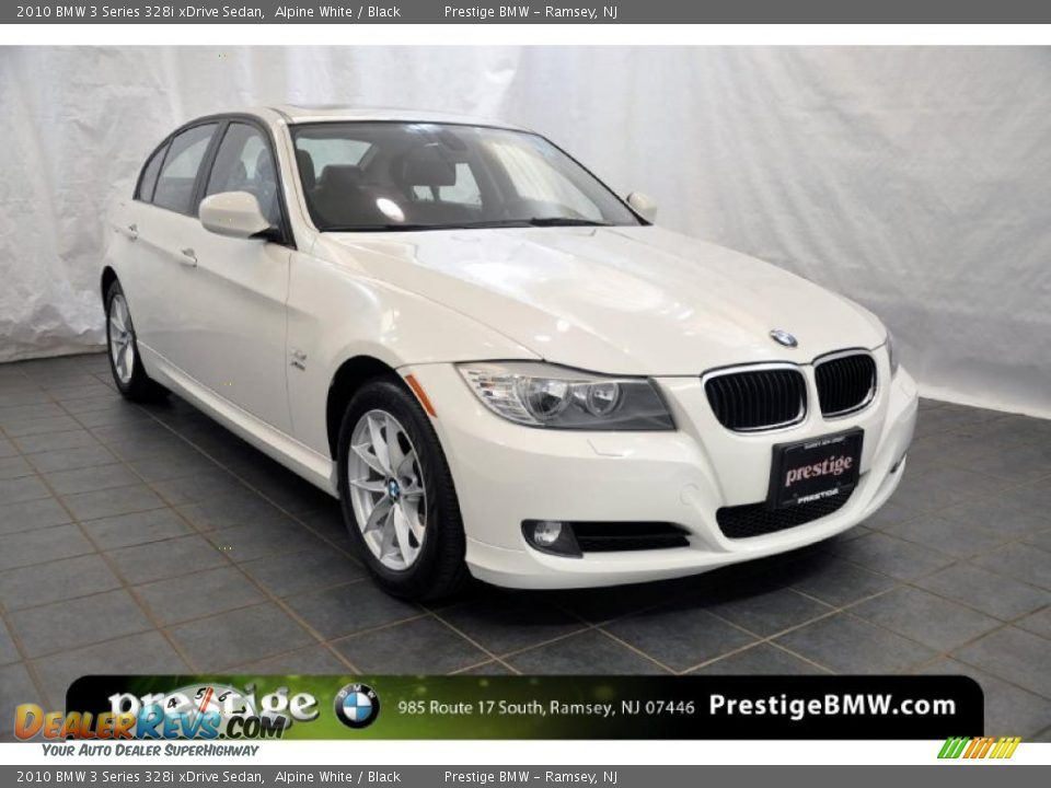 2010 BMW 3 Series 328i xDrive Sedan Alpine White / Black Photo #7