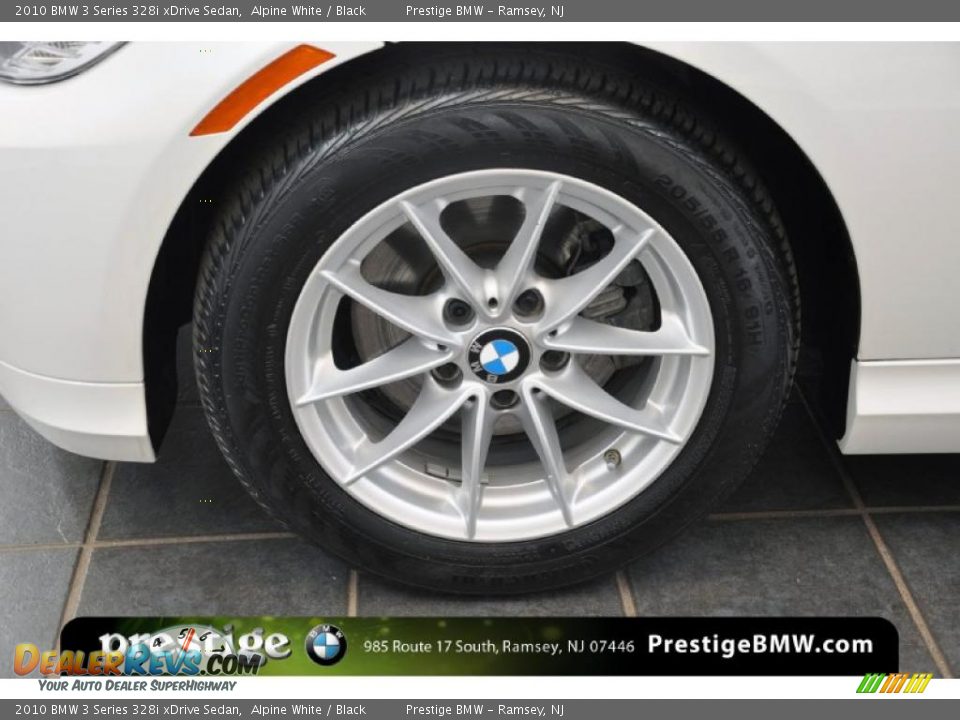 2010 BMW 3 Series 328i xDrive Sedan Alpine White / Black Photo #8