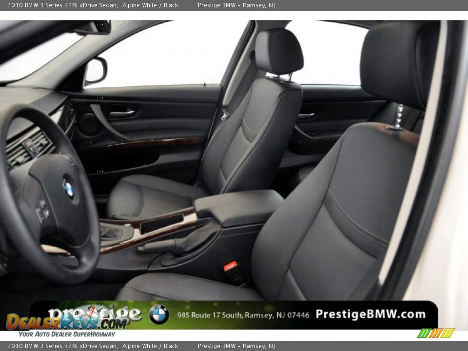 2010 BMW 3 Series 328i xDrive Sedan Alpine White / Black Photo #13