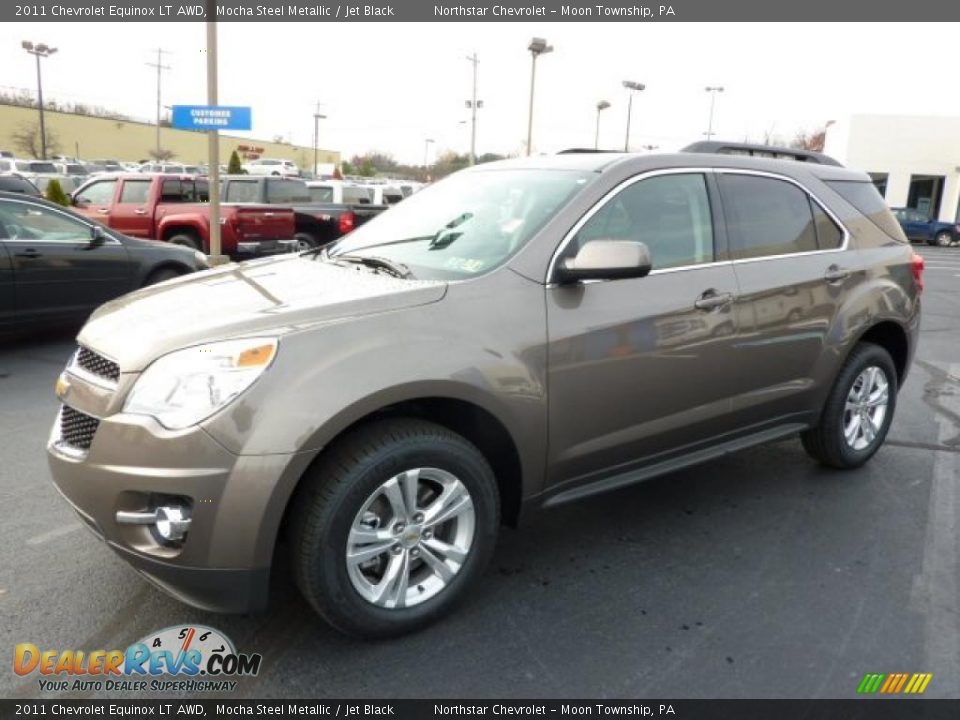 Front 3/4 View of 2011 Chevrolet Equinox LT AWD Photo #3