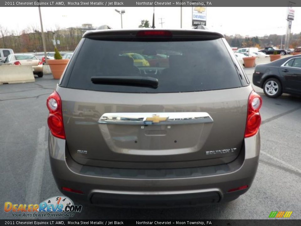 2011 Chevrolet Equinox LT AWD Mocha Steel Metallic / Jet Black Photo #6