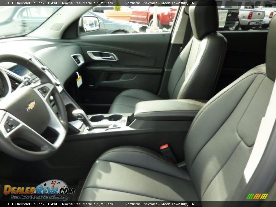 Jet Black Interior - 2011 Chevrolet Equinox LT AWD Photo #7