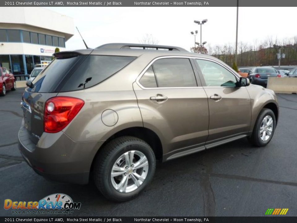 Mocha Steel Metallic 2011 Chevrolet Equinox LT AWD Photo #10