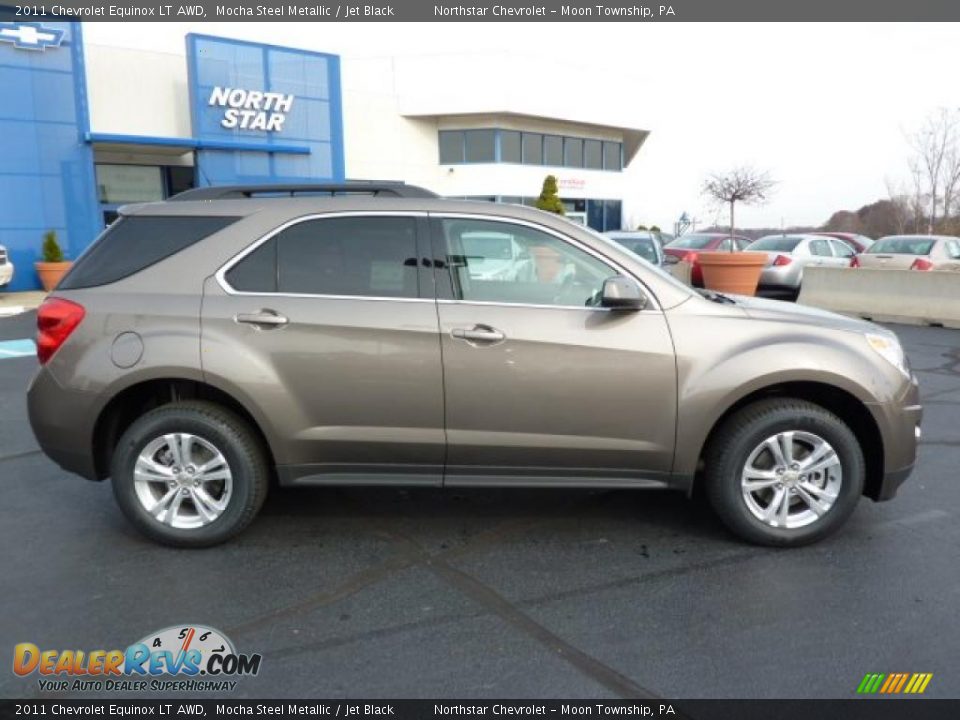 Mocha Steel Metallic 2011 Chevrolet Equinox LT AWD Photo #11