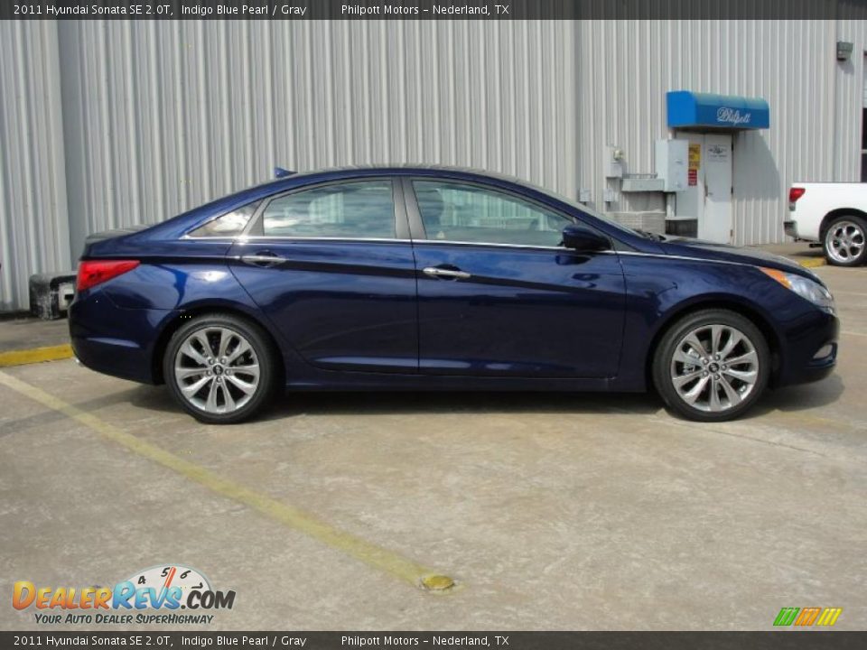 Indigo Blue Pearl 2011 Hyundai Sonata SE 2.0T Photo #2