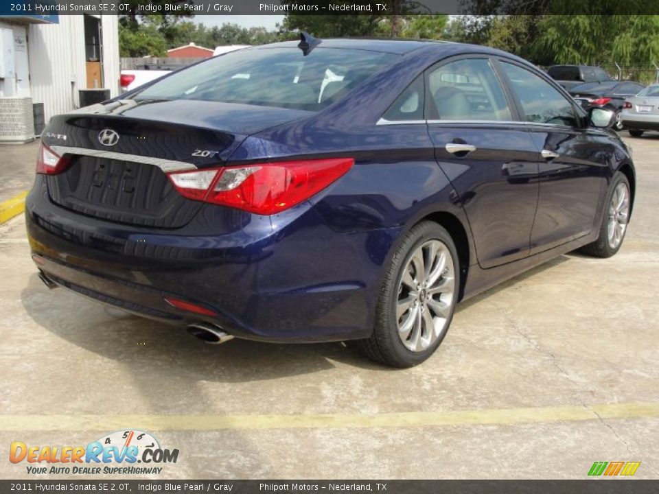 Indigo Blue Pearl 2011 Hyundai Sonata SE 2.0T Photo #3