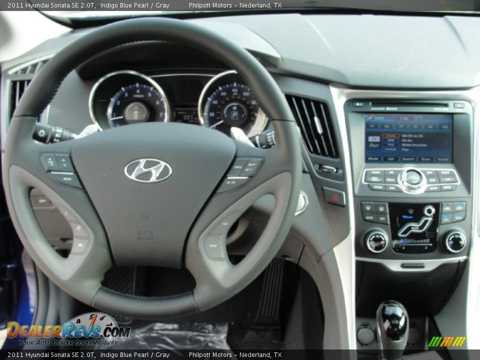 Dashboard of 2011 Hyundai Sonata SE 2.0T Photo #25