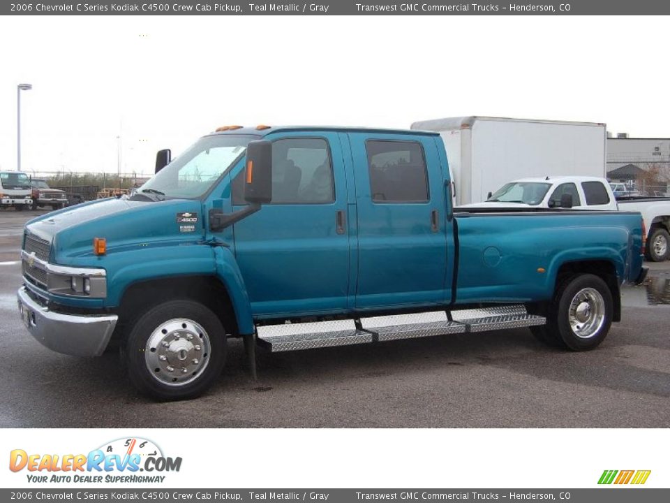 2006 Chevrolet C Series Kodiak C4500 Crew Cab Pickup Teal Metallic / Gray Photo #1