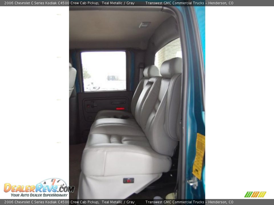 2006 Chevrolet C Series Kodiak C4500 Crew Cab Pickup Teal Metallic / Gray Photo #7