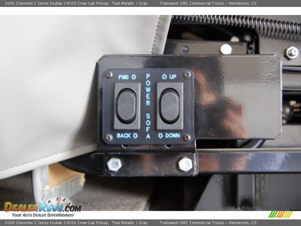 2006 Chevrolet C Series Kodiak C4500 Crew Cab Pickup Teal Metallic / Gray Photo #8