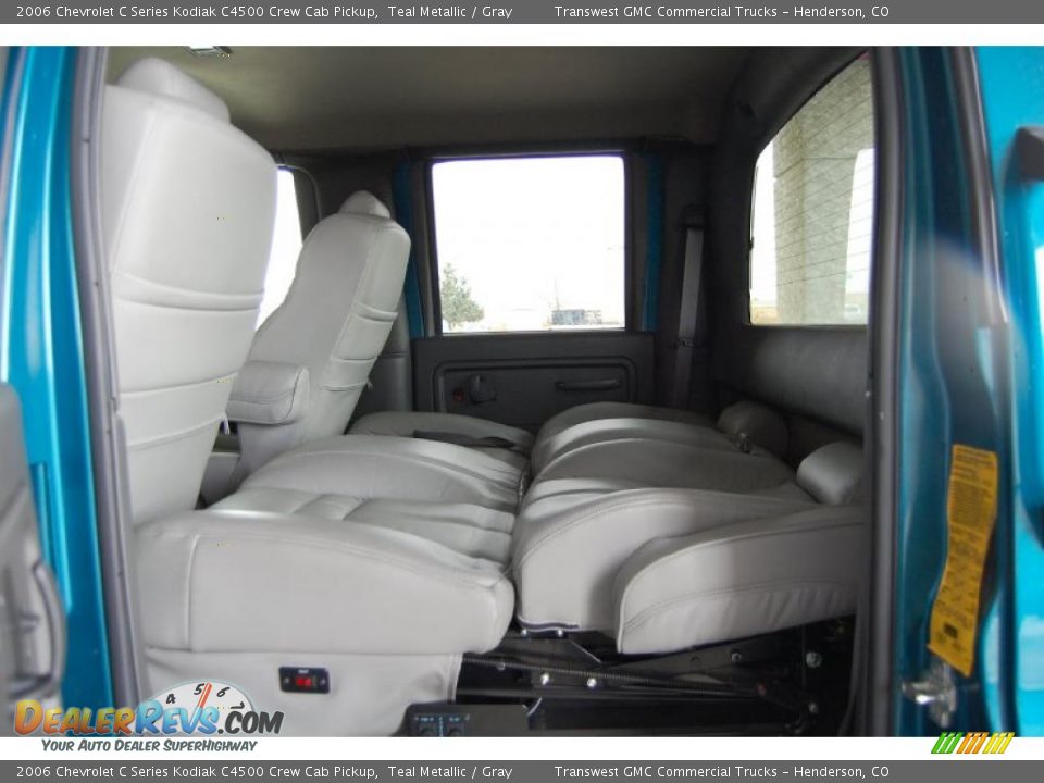 Gray Interior - 2006 Chevrolet C Series Kodiak C4500 Crew Cab Pickup Photo #9