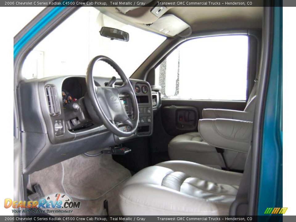 Gray Interior - 2006 Chevrolet C Series Kodiak C4500 Crew Cab Pickup Photo #14