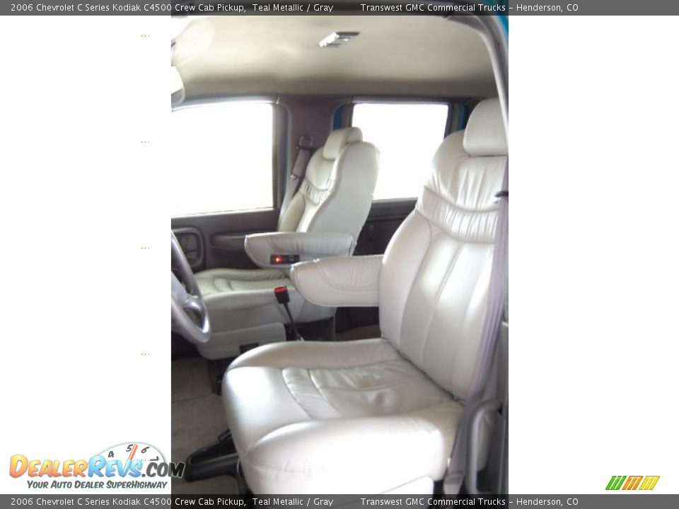 2006 Chevrolet C Series Kodiak C4500 Crew Cab Pickup Teal Metallic / Gray Photo #16