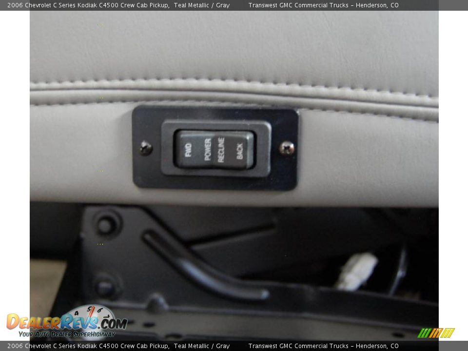 2006 Chevrolet C Series Kodiak C4500 Crew Cab Pickup Teal Metallic / Gray Photo #17