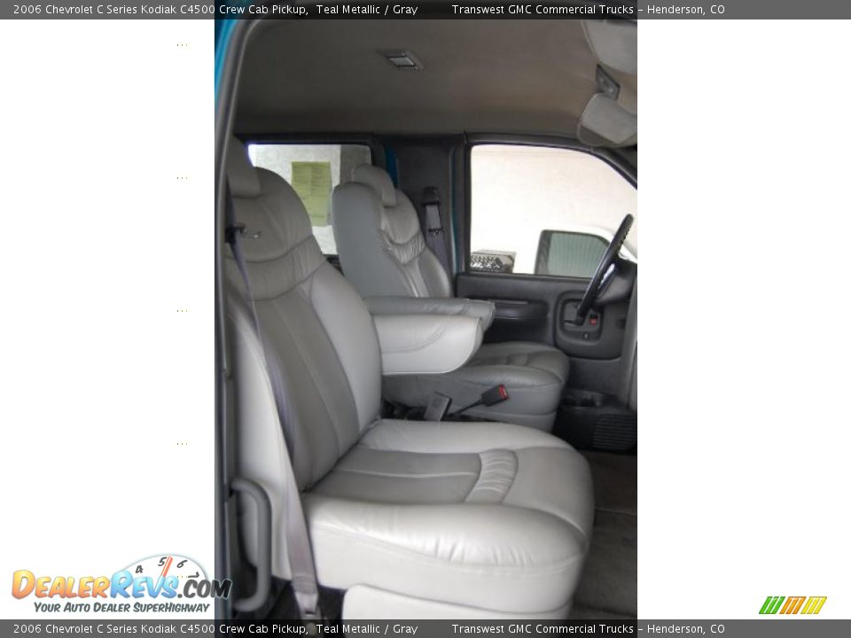 2006 Chevrolet C Series Kodiak C4500 Crew Cab Pickup Teal Metallic / Gray Photo #18