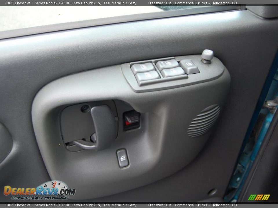 2006 Chevrolet C Series Kodiak C4500 Crew Cab Pickup Teal Metallic / Gray Photo #19