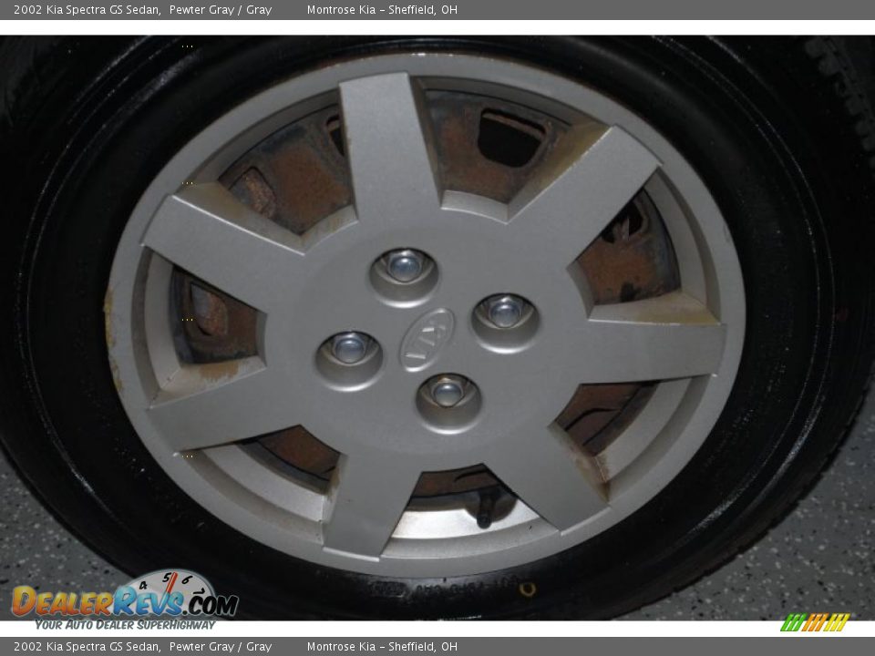 2002 Kia Spectra GS Sedan Wheel Photo #25