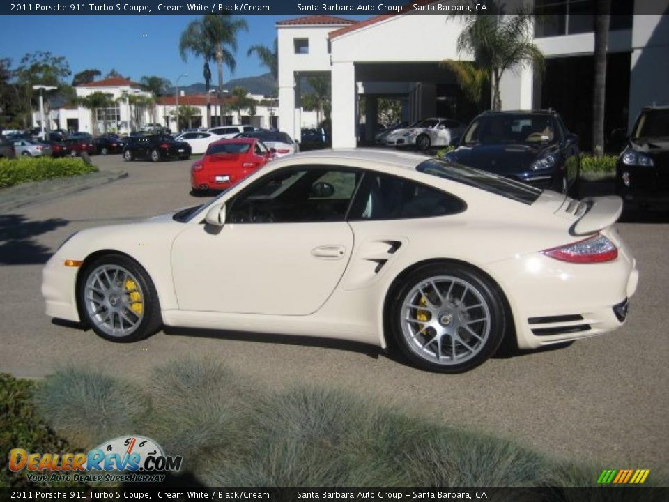 Cream White 2011 Porsche 911 Turbo S Coupe Photo #2