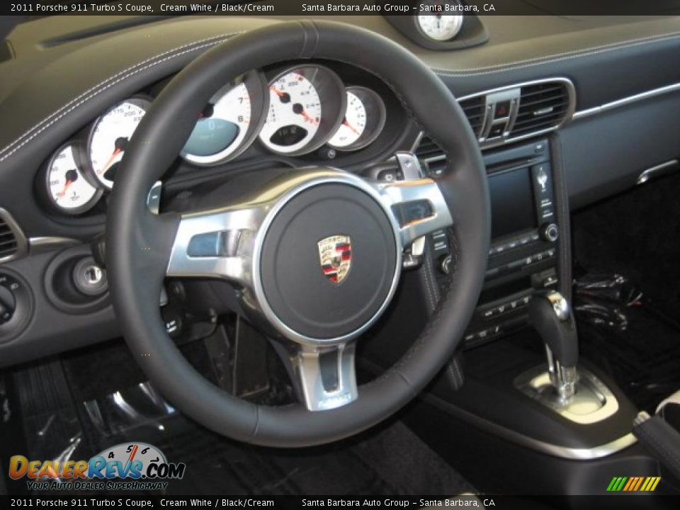 2011 Porsche 911 Turbo S Coupe Steering Wheel Photo #4