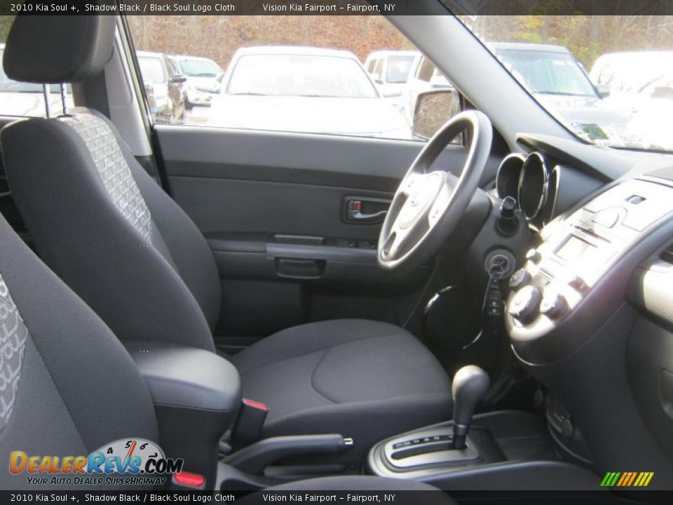 2010 Kia Soul + Shadow Black / Black Soul Logo Cloth Photo #7