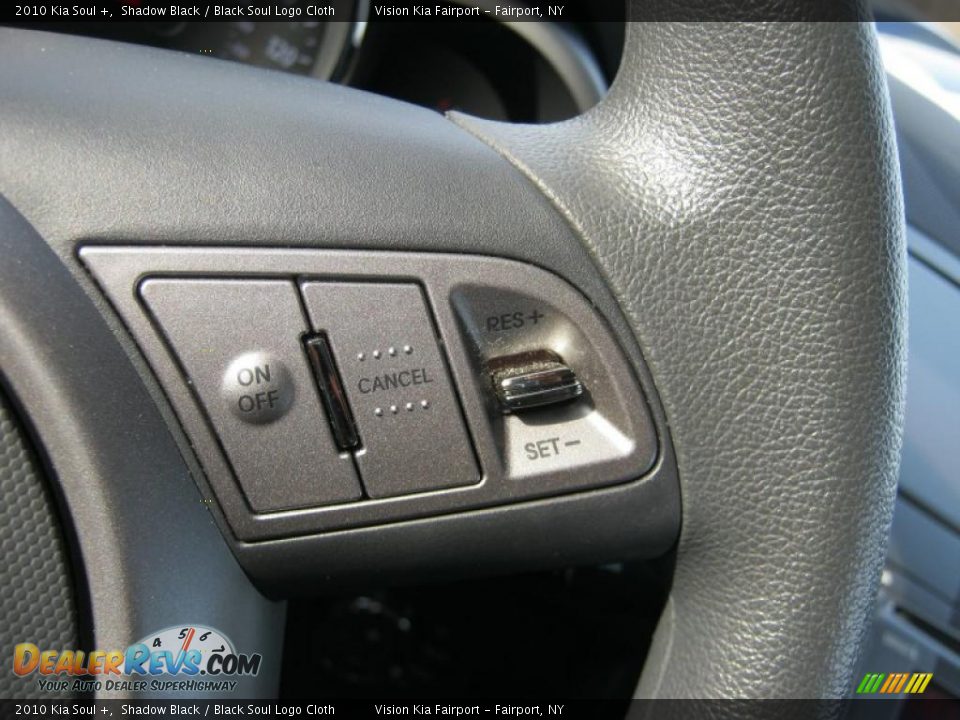 2010 Kia Soul + Shadow Black / Black Soul Logo Cloth Photo #10
