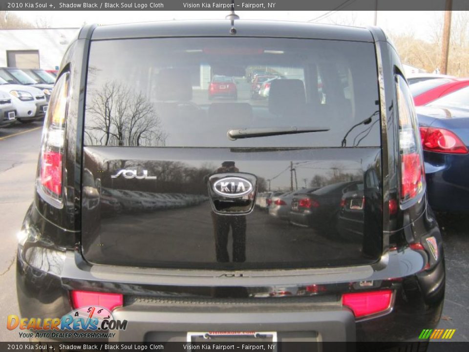 2010 Kia Soul + Shadow Black / Black Soul Logo Cloth Photo #15