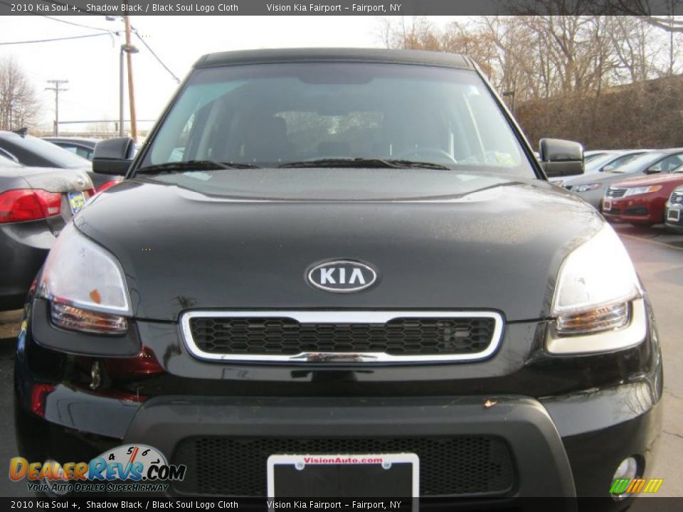 2010 Kia Soul + Shadow Black / Black Soul Logo Cloth Photo #17