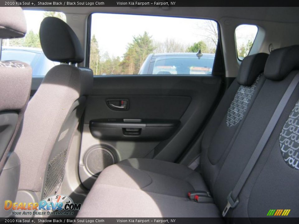 2010 Kia Soul + Shadow Black / Black Soul Logo Cloth Photo #22