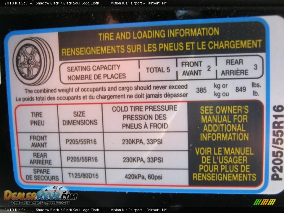 2010 Kia Soul + Shadow Black / Black Soul Logo Cloth Photo #25