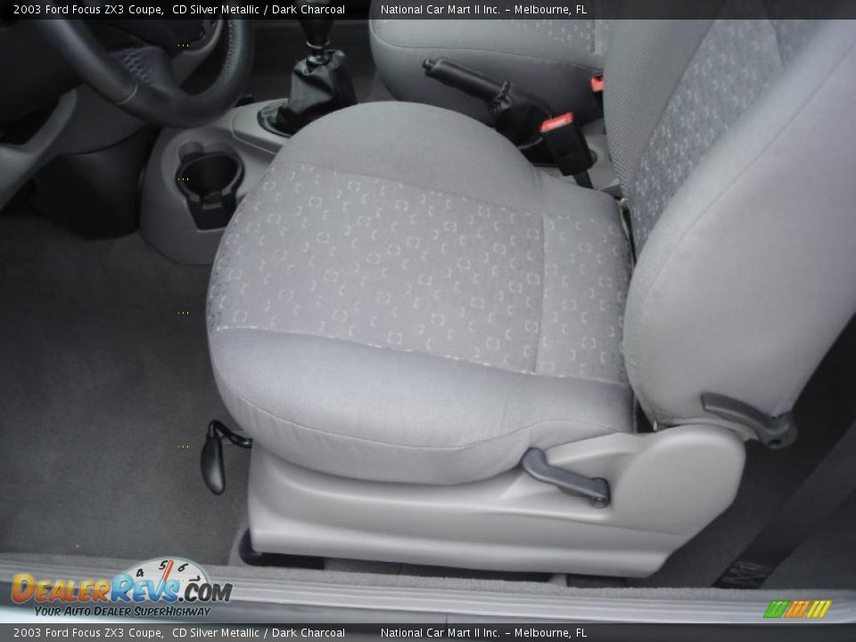 Dark Charcoal Interior - 2003 Ford Focus ZX3 Coupe Photo #9