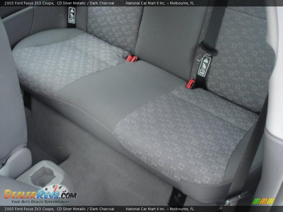 Dark Charcoal Interior - 2003 Ford Focus ZX3 Coupe Photo #10