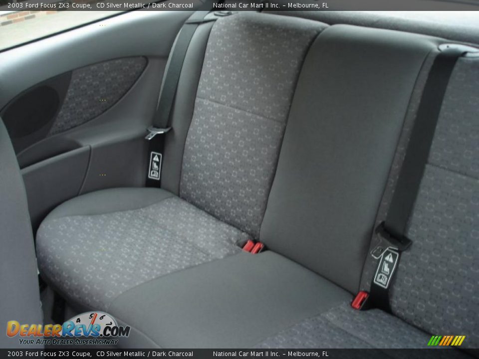 Dark Charcoal Interior - 2003 Ford Focus ZX3 Coupe Photo #11