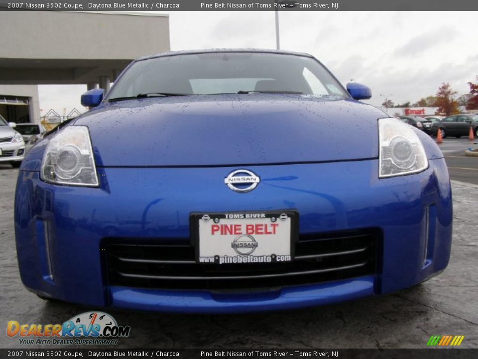 2007 Nissan 350Z Coupe Daytona Blue Metallic / Charcoal Photo #2