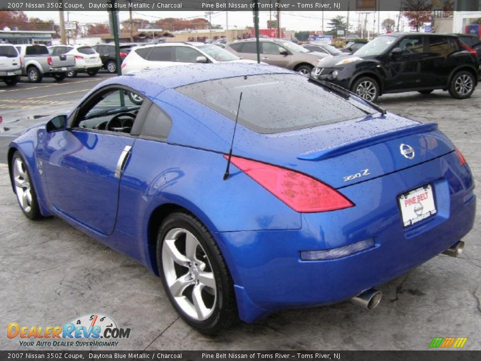 Daytona Blue Metallic 2007 Nissan 350Z Coupe Photo #5