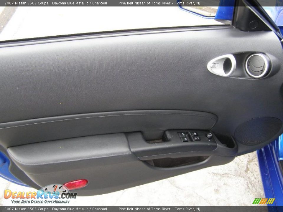 2007 Nissan 350Z Coupe Daytona Blue Metallic / Charcoal Photo #7