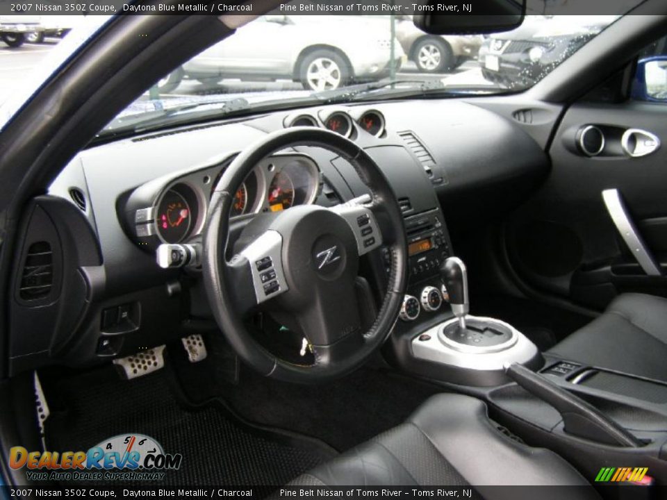 Charcoal Interior - 2007 Nissan 350Z Coupe Photo #8