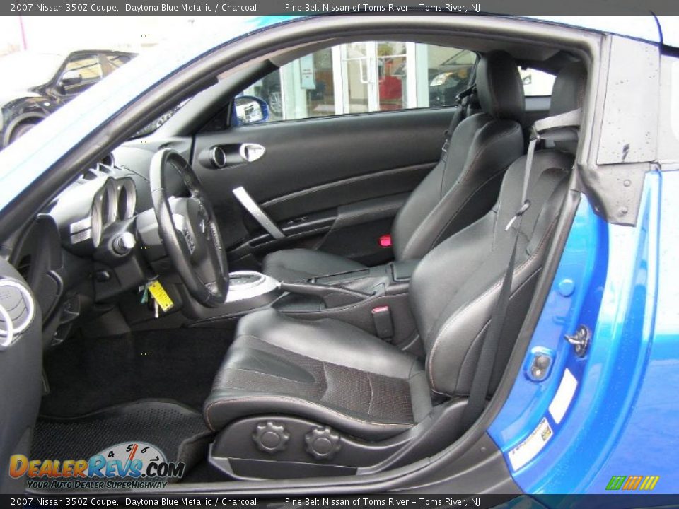 2007 Nissan 350Z Coupe Daytona Blue Metallic / Charcoal Photo #9
