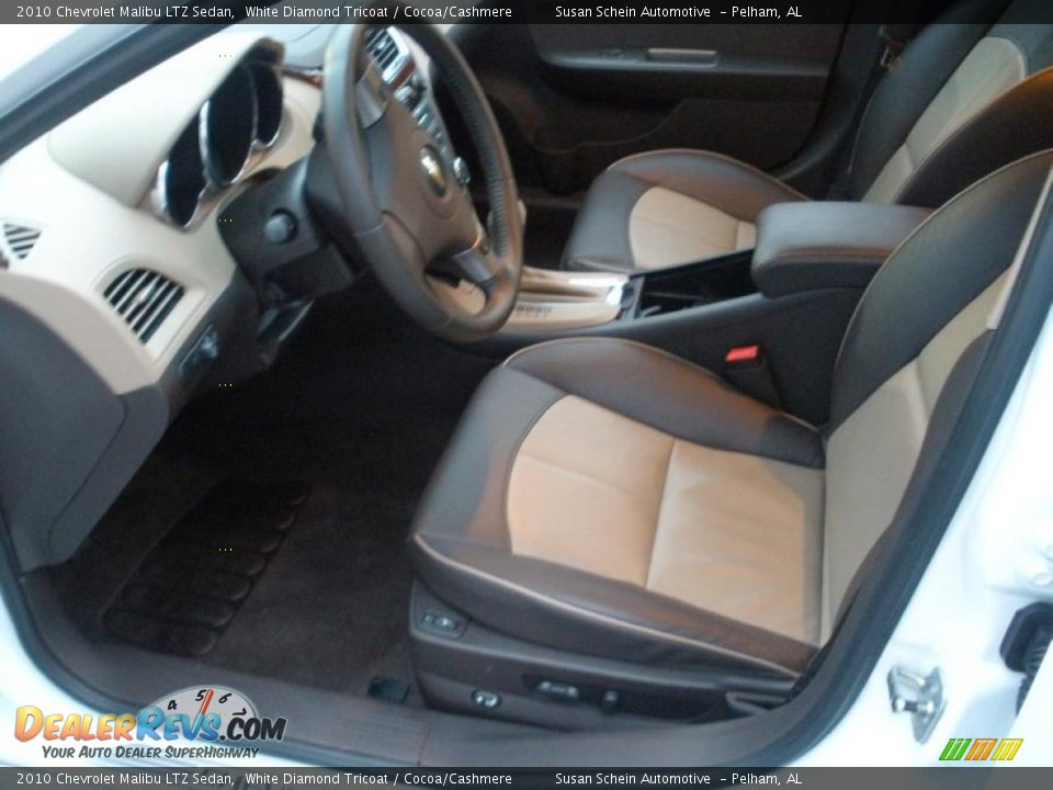 Cocoa Cashmere Interior 2010 Chevrolet Malibu Ltz Sedan