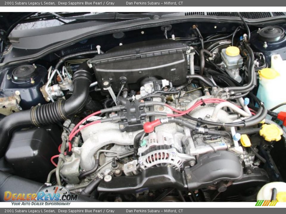 2001 Subaru Legacy L Sedan 2.5 Liter SOHC 16-Valve Flat 4 Cylinder Engine Photo #25