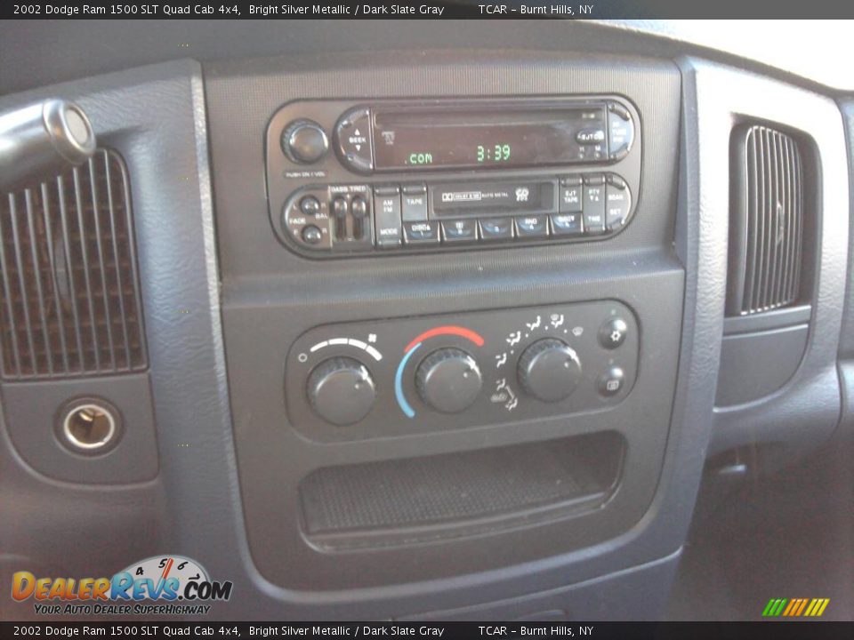 2002 Dodge Ram 1500 SLT Quad Cab 4x4 Bright Silver Metallic / Dark Slate Gray Photo #11