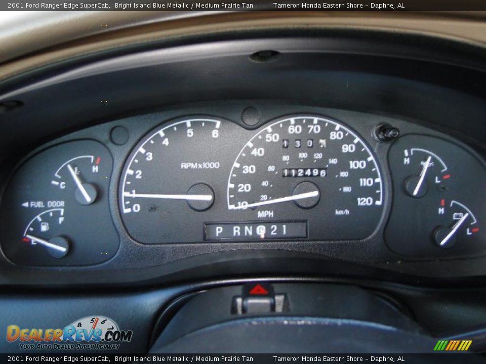 2001 Ford Ranger Edge SuperCab Gauges Photo #17