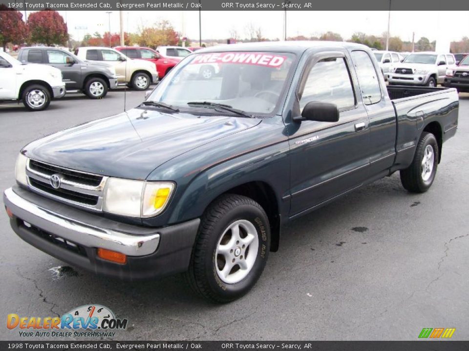 Evergreen Pearl Metallic 1998 Toyota Tacoma Extended Cab Photo #3