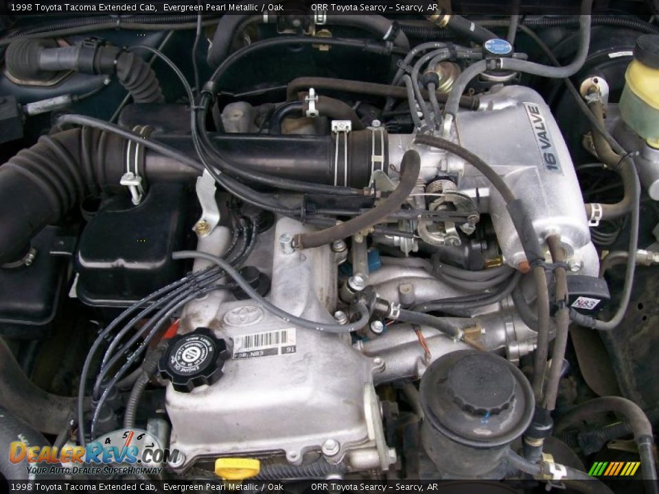 1998 Toyota Tacoma Extended Cab 2.4 Liter DOHC 16-Valve 4 Cylinder Engine Photo #10