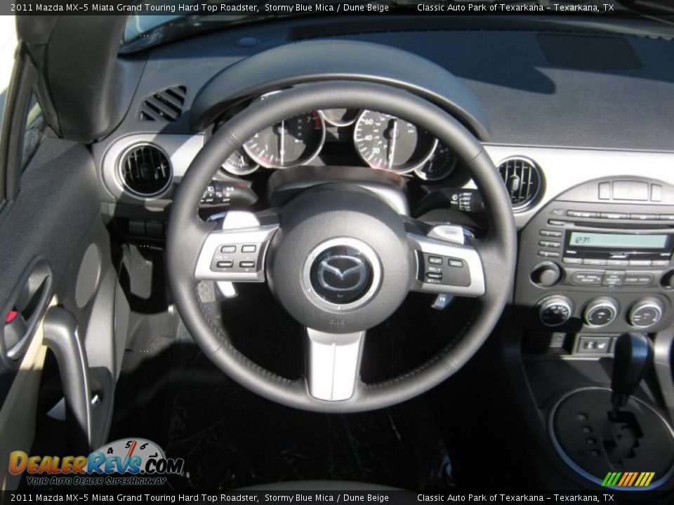 2011 Mazda MX-5 Miata Grand Touring Hard Top Roadster Steering Wheel Photo #11