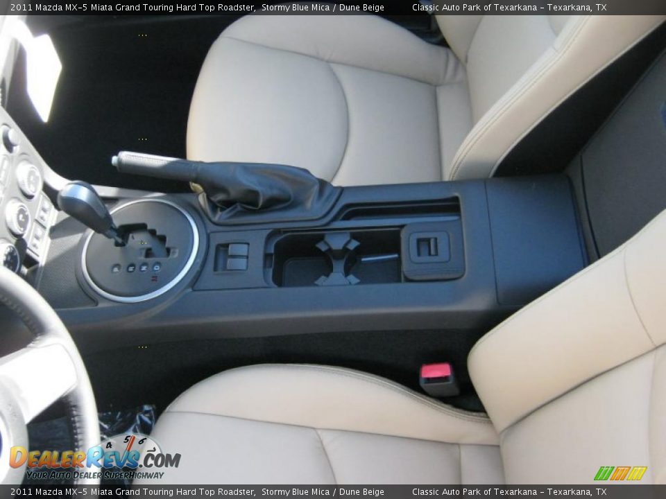 Dune Beige Interior - 2011 Mazda MX-5 Miata Grand Touring Hard Top Roadster Photo #13